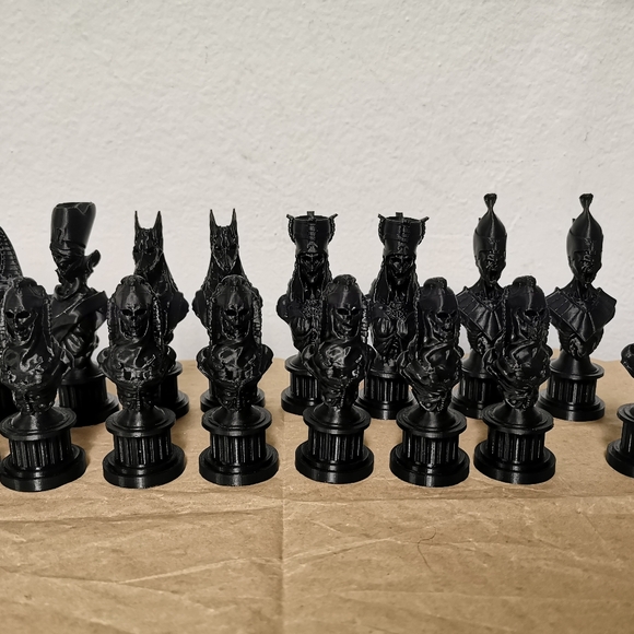 Egyptian Chess Pieces ( 32 Pieces Set- 3d Printed) - Picture 6 of 7